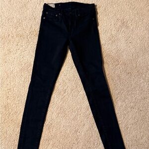 Vintage Ralph Lauren Women's Dark Skinny Jeans